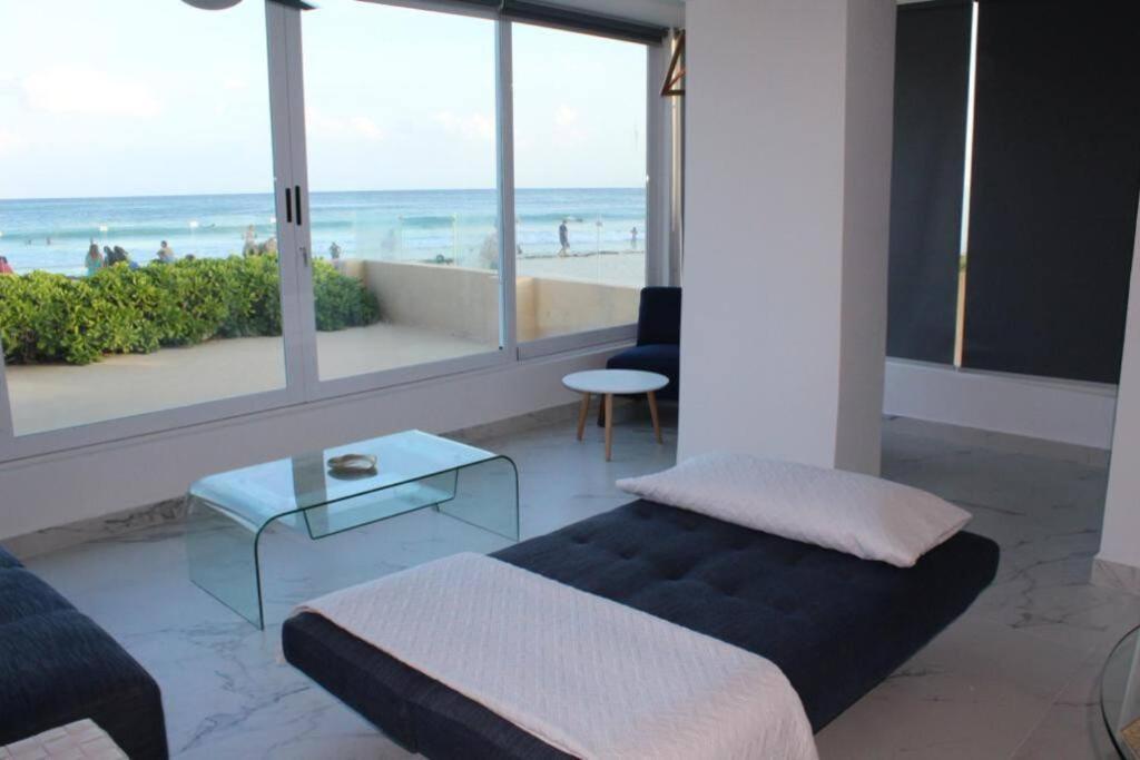 Beach Front Renewed Apartment Cancun Exterior photo